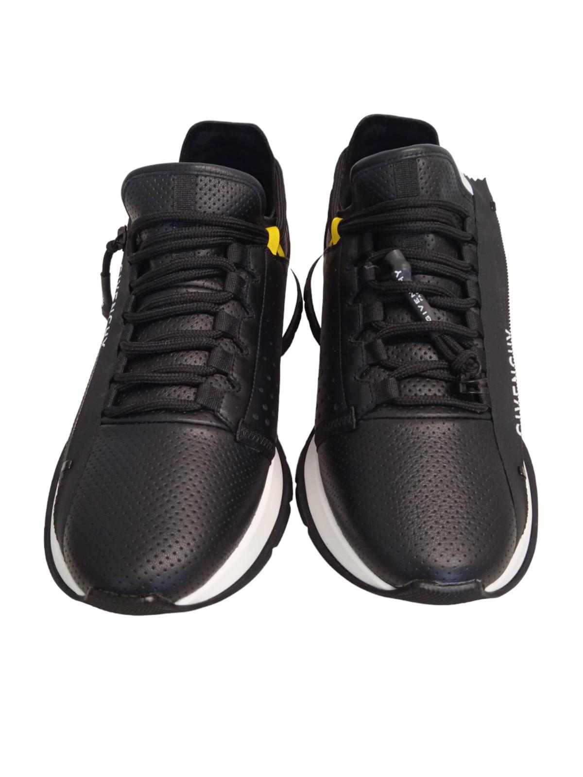 GIVENCHY Men's Spectre Runner Black Leather Sneakers EU42.5 UK8.5 NEW RRP695