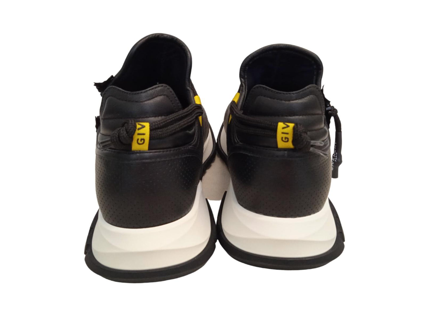 GIVENCHY Men's Spectre Runner Black Leather Sneakers EU42.5 UK8.5 NEW RRP695