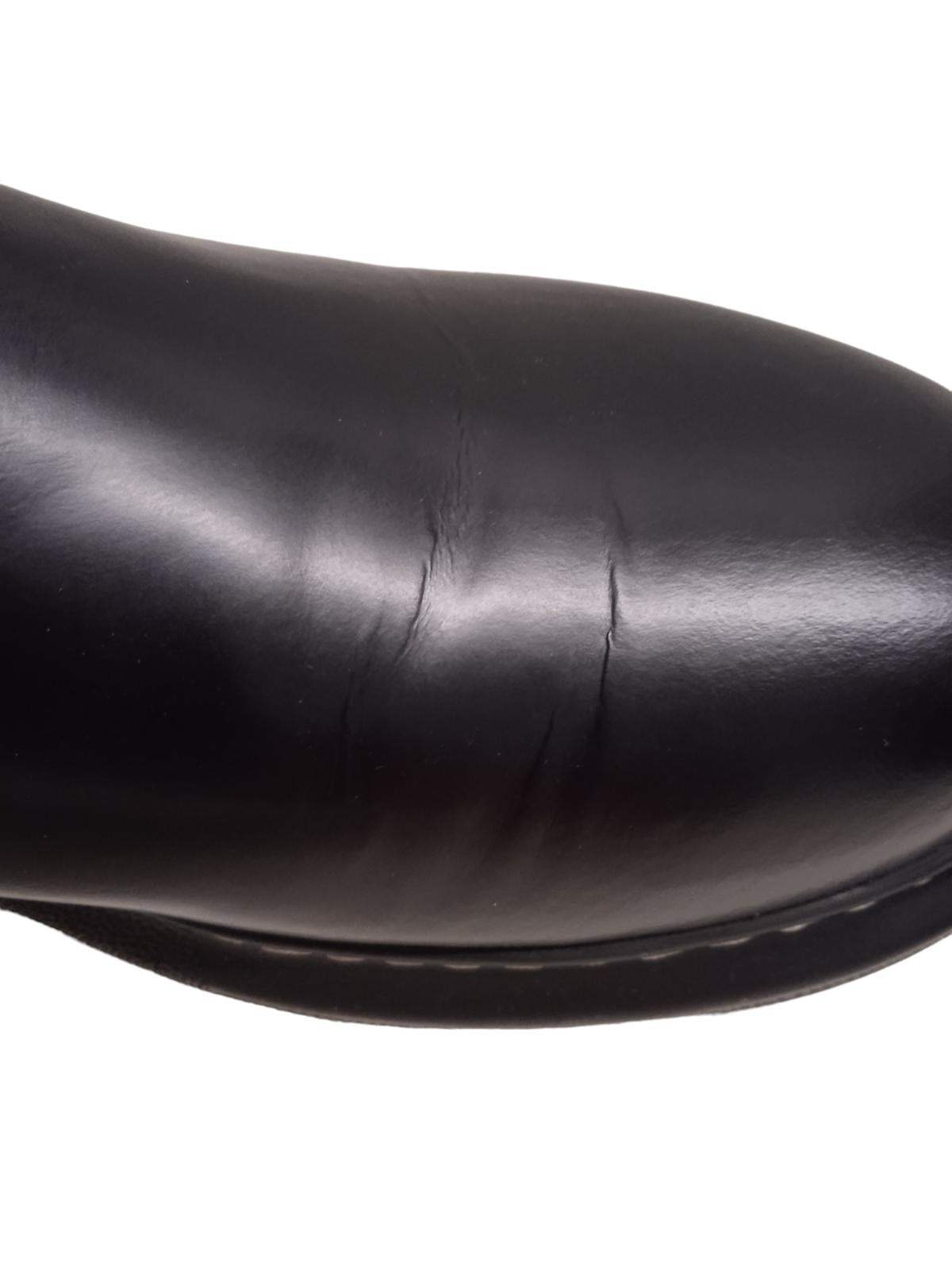 ALEXANDER MCQUEEN Hybrid Chelsea Boots Leather Black/Pink EU40 UK7 NEW RRP450