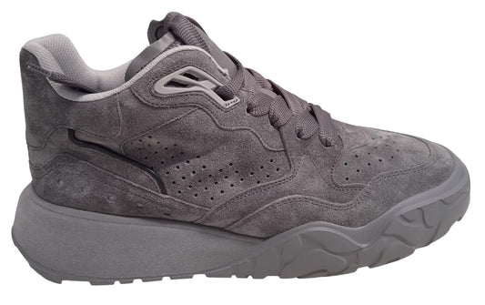 ALEXANDER MCQUEEN Court Mid-Top Tonal Trainers Suede Grey EU40 UK6 NEW RRP550