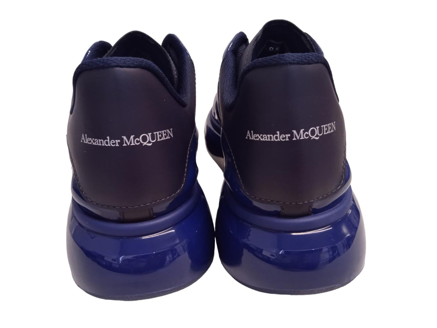 ALEXANDER MCQUEEN Gloss Lux Sneakers Synthetic Men's Navy EU40 UK6 NEW RRP590