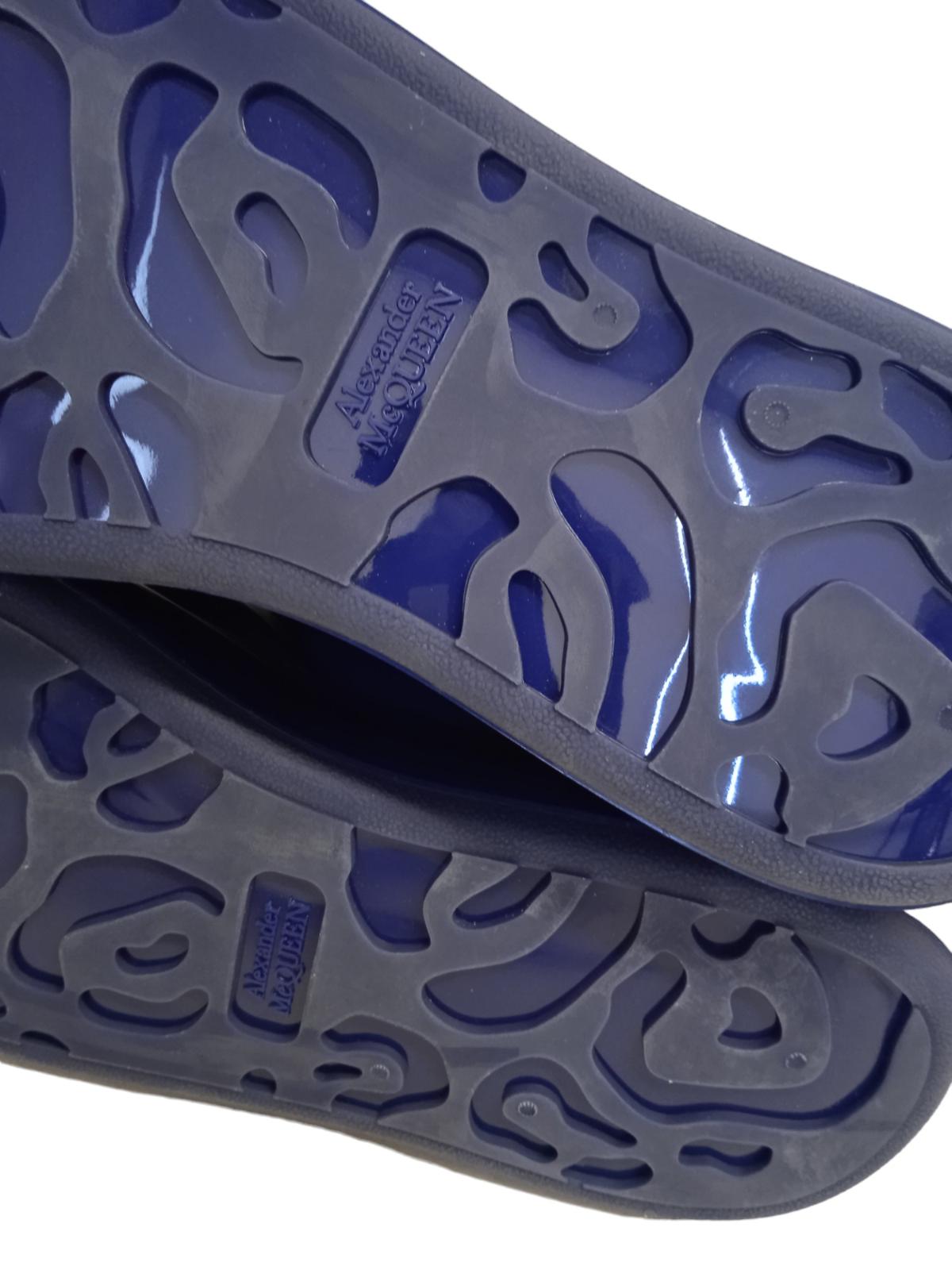 ALEXANDER MCQUEEN Gloss Lux Sneakers Synthetic Men's Navy EU43 UK9 NEW RRP590