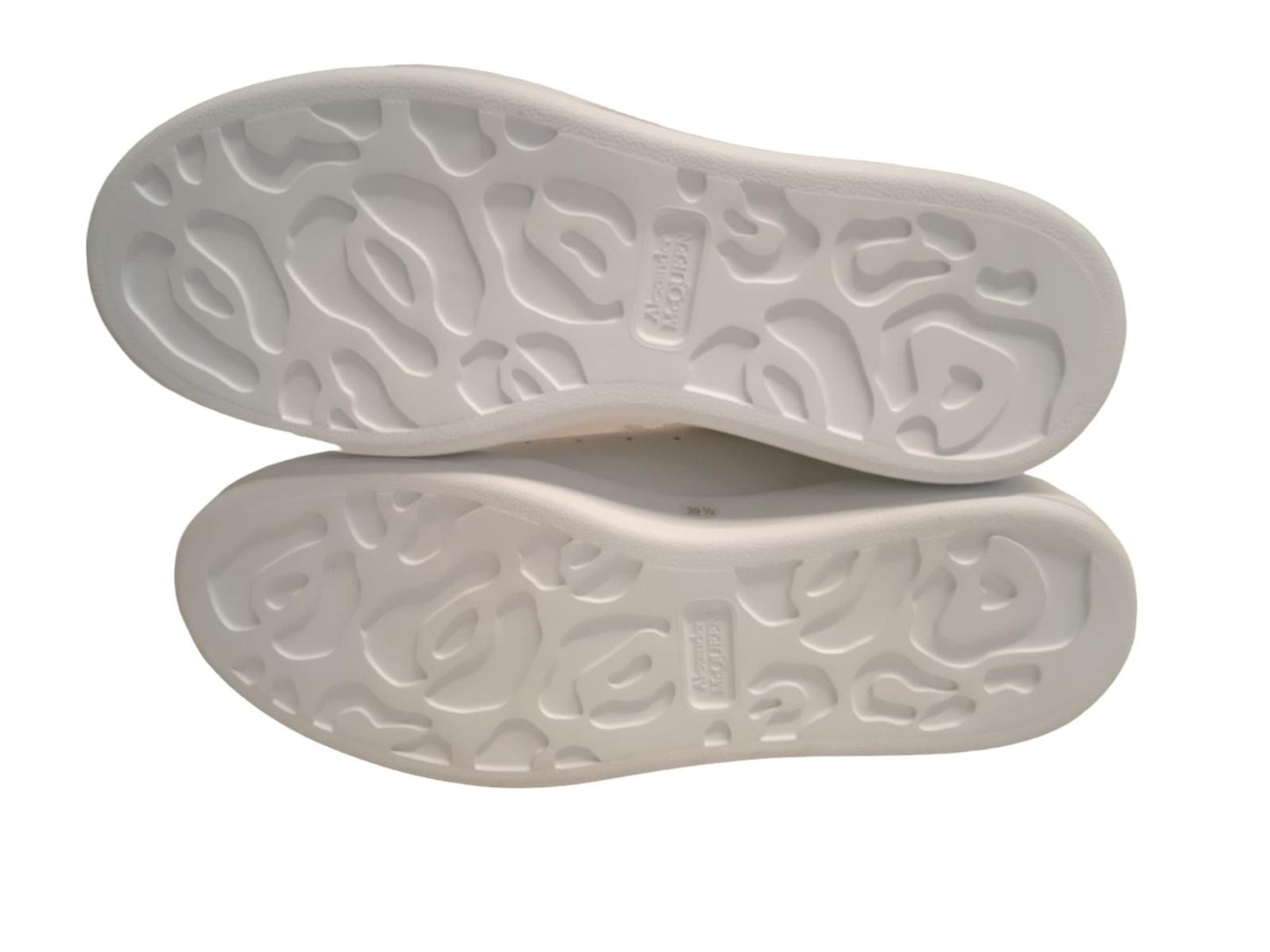 ALEXANDER MCQUEEN Oversized Sneakers Crystal White/Green UK6.5 NEW RRP500