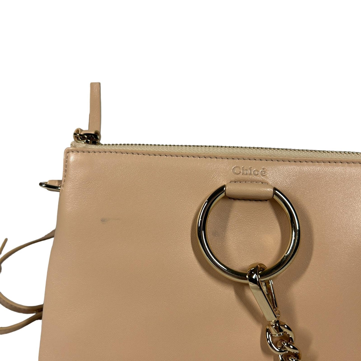 CHLOE Leather Designer Faye Small Crossbody Bag Neutral NEW RRP 850