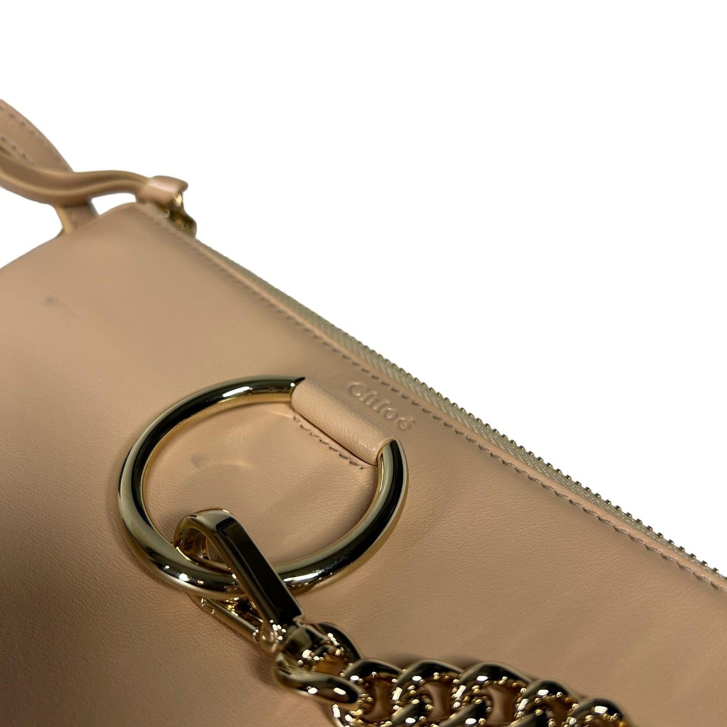 CHLOE Leather Designer Faye Small Crossbody Bag Neutral NEW RRP 850