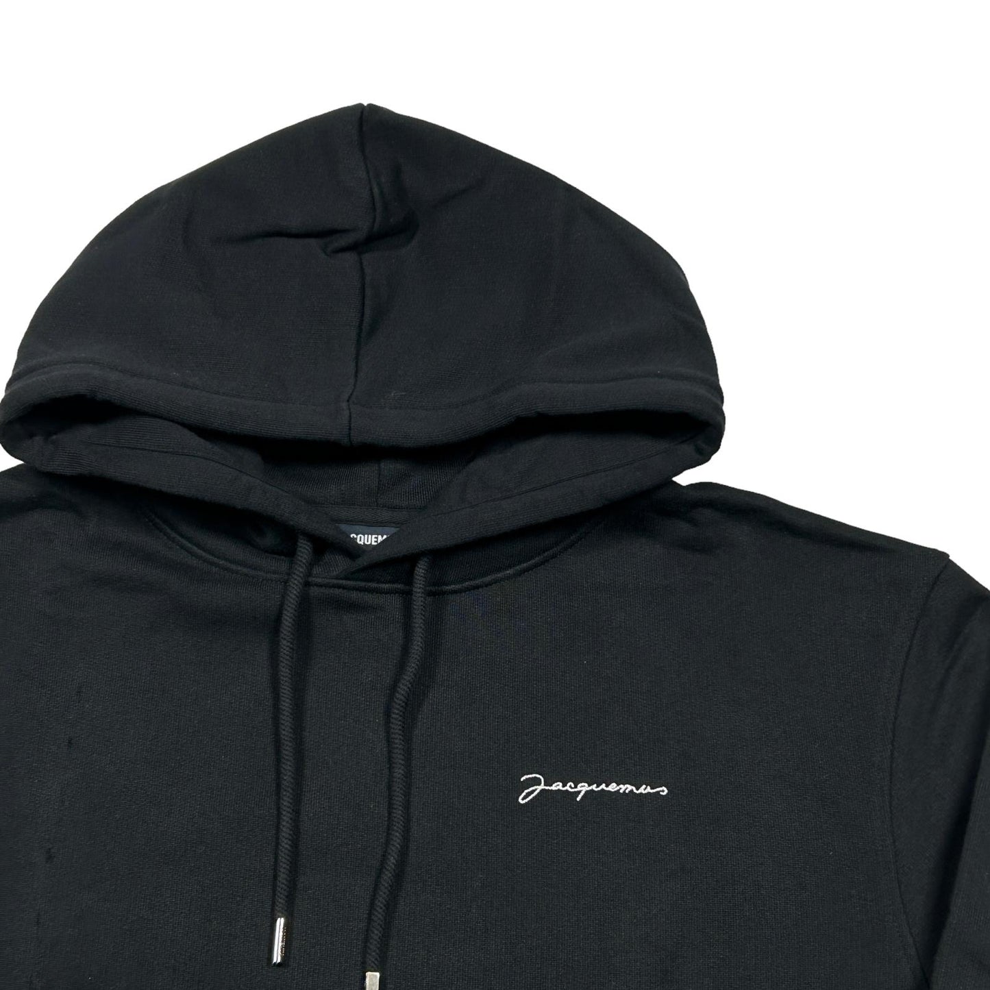 JACQUEMUS Mens Le Sweatshirt Brode Hoodie Black Size L NEW RRP 260