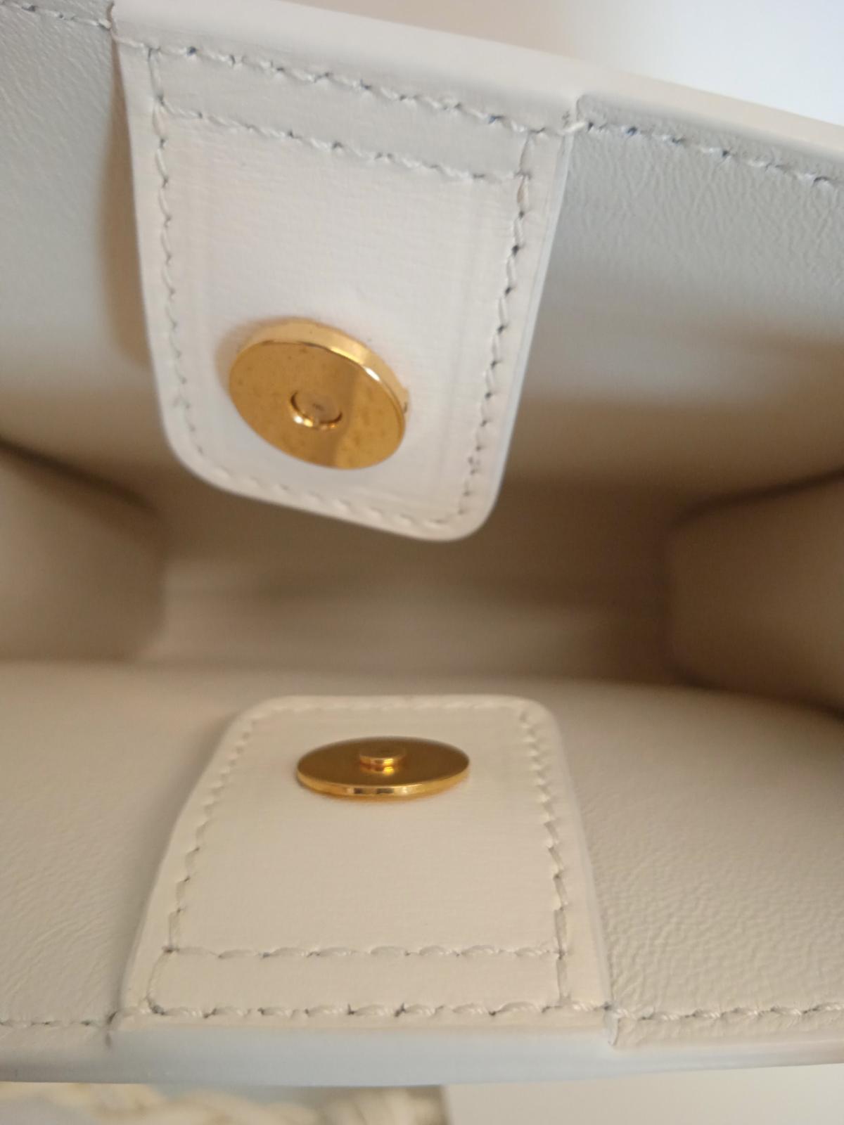 JIL SANDER Tangle Bag Leather Small Crossbody Cosmic Latte OS NEW RRP590
