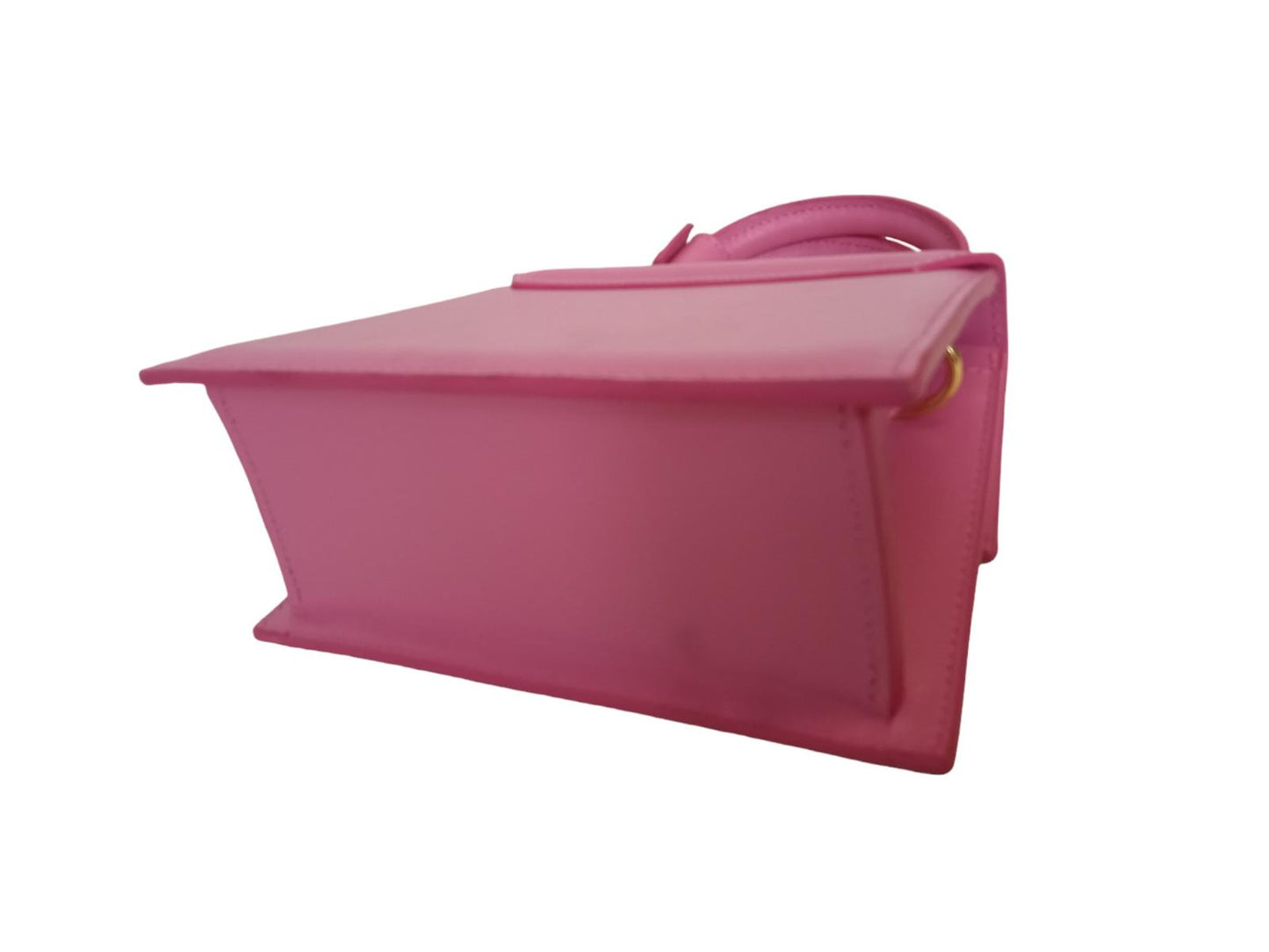 JACQUEMUS Le Chiquito Noeud Bag Coiled Leather Tote Bag Pink OS NEW RRP695