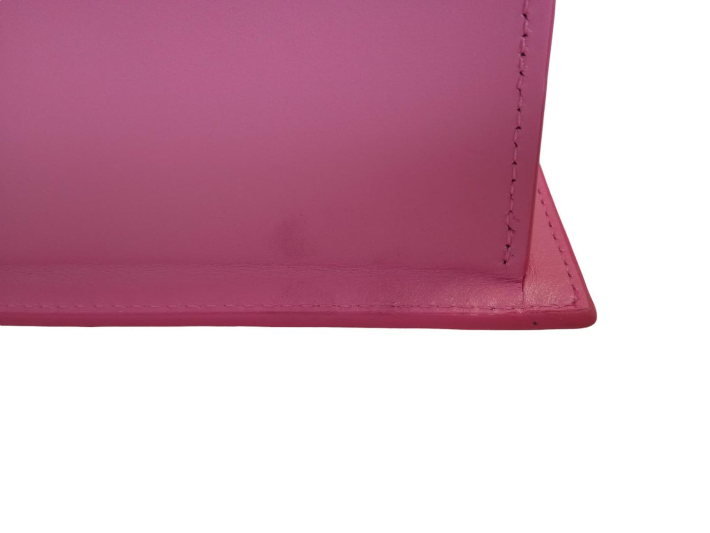 JACQUEMUS Le Chiquito Noeud Bag Coiled Leather Tote Bag Pink OS NEW RRP695