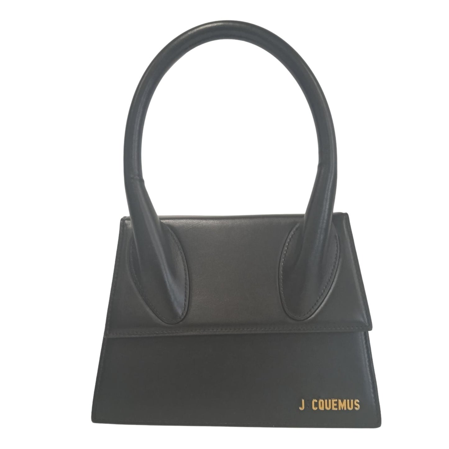 JACQUEMUS Ladies Black Calfskin Leather Small Tote Bag NEW RRP 655