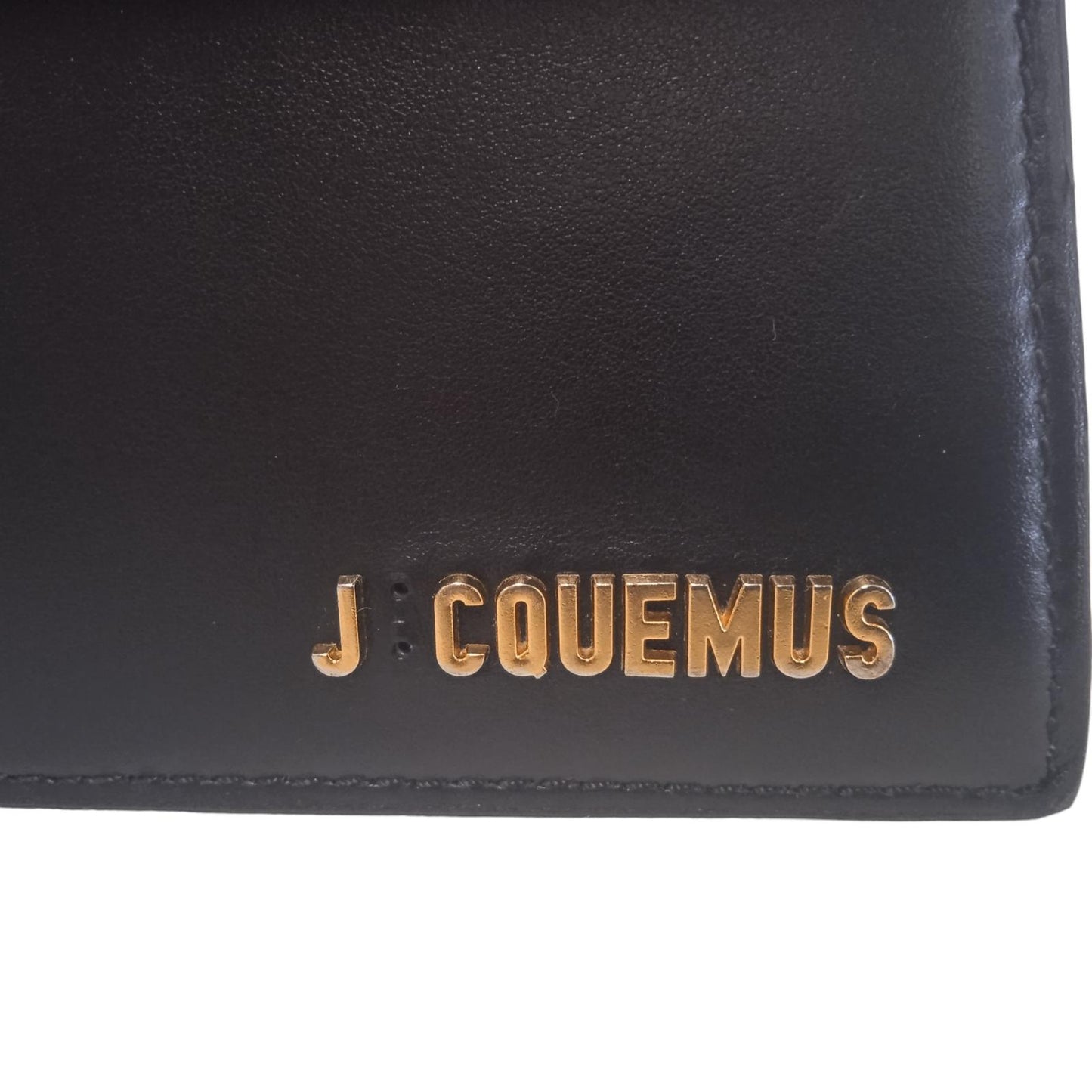 JACQUEMUS Ladies Black Calfskin Leather Small Tote Bag NEW RRP 655