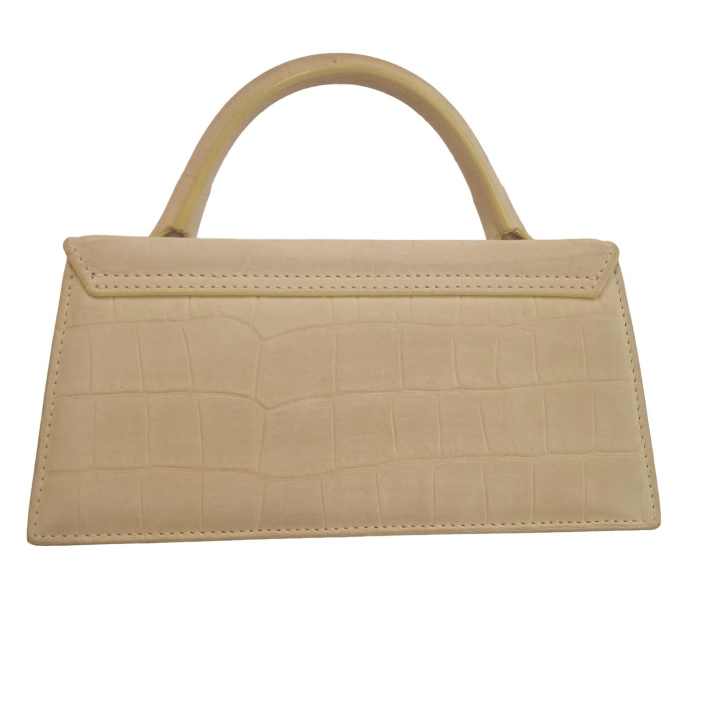 JACQUEMUS Ladies Beige Yellow Leather Le Chiquito Small Tote Bag NEW RRP 510