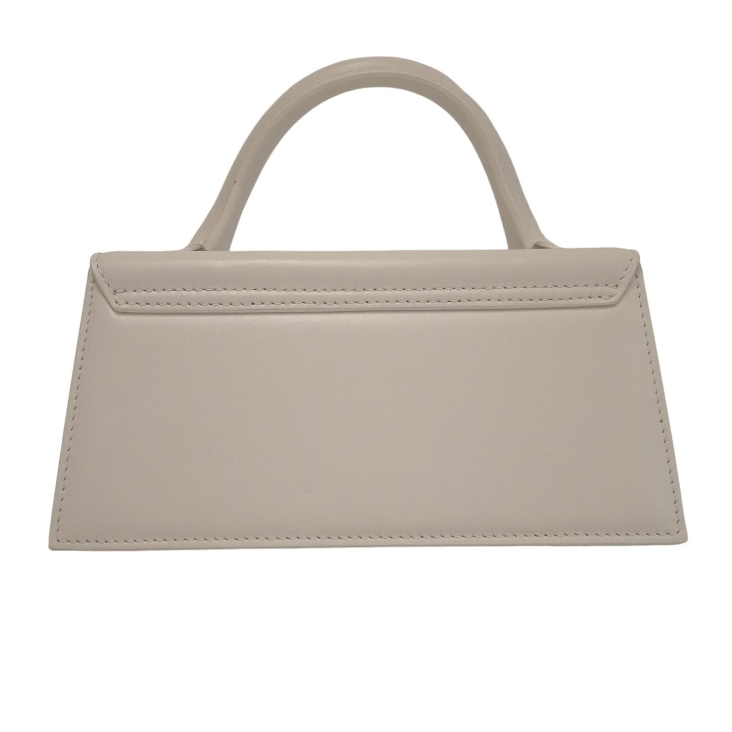 JACQUEMUS Ladies White Calfskin Leather Small Tote Bag NEW RRP 655