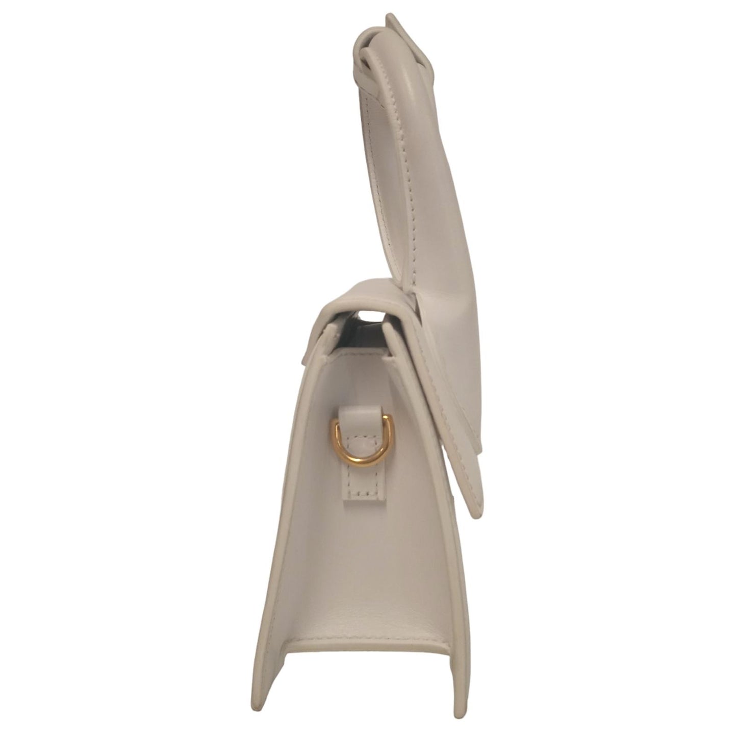 JACQUEMUS Ladies Le Chiquito Noeud White Leather Mini Tote Bag NEW RRP745