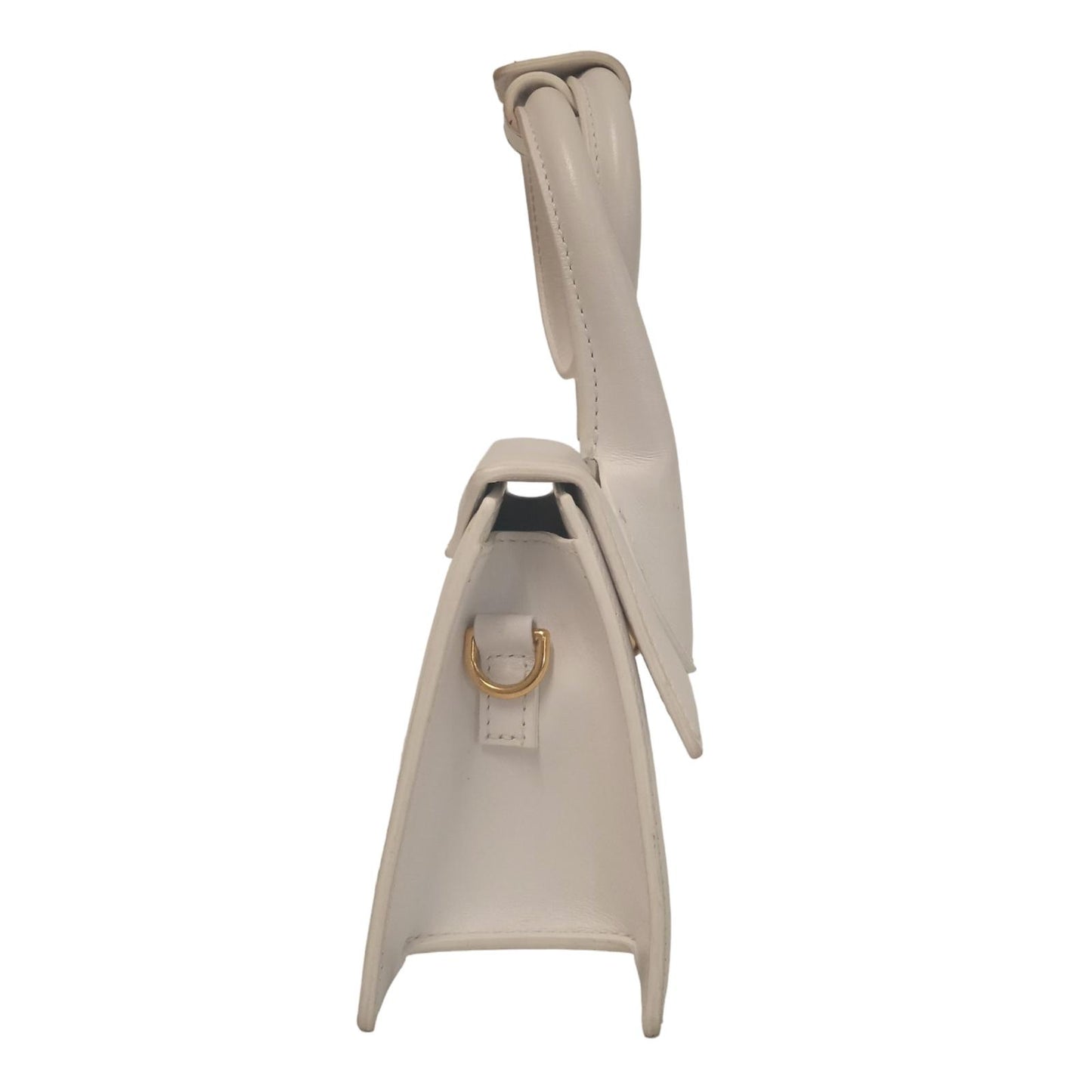 JACQUEMUS Ladies Le Chiquito White Smooth Leather Mini Tote Bag NEW RRP745