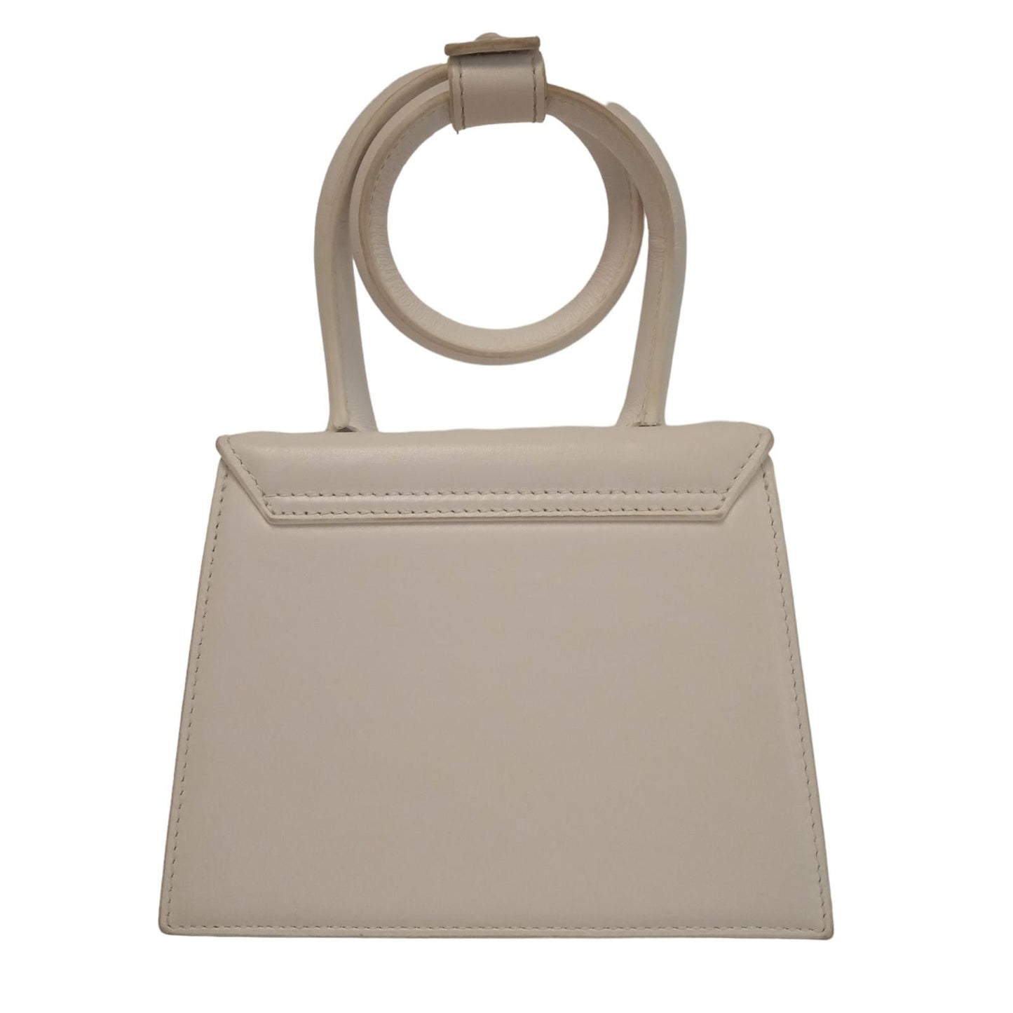 JACQUEMUS Ladies Le Chiquito White Smooth Leather Mini Tote Bag NEW RRP745