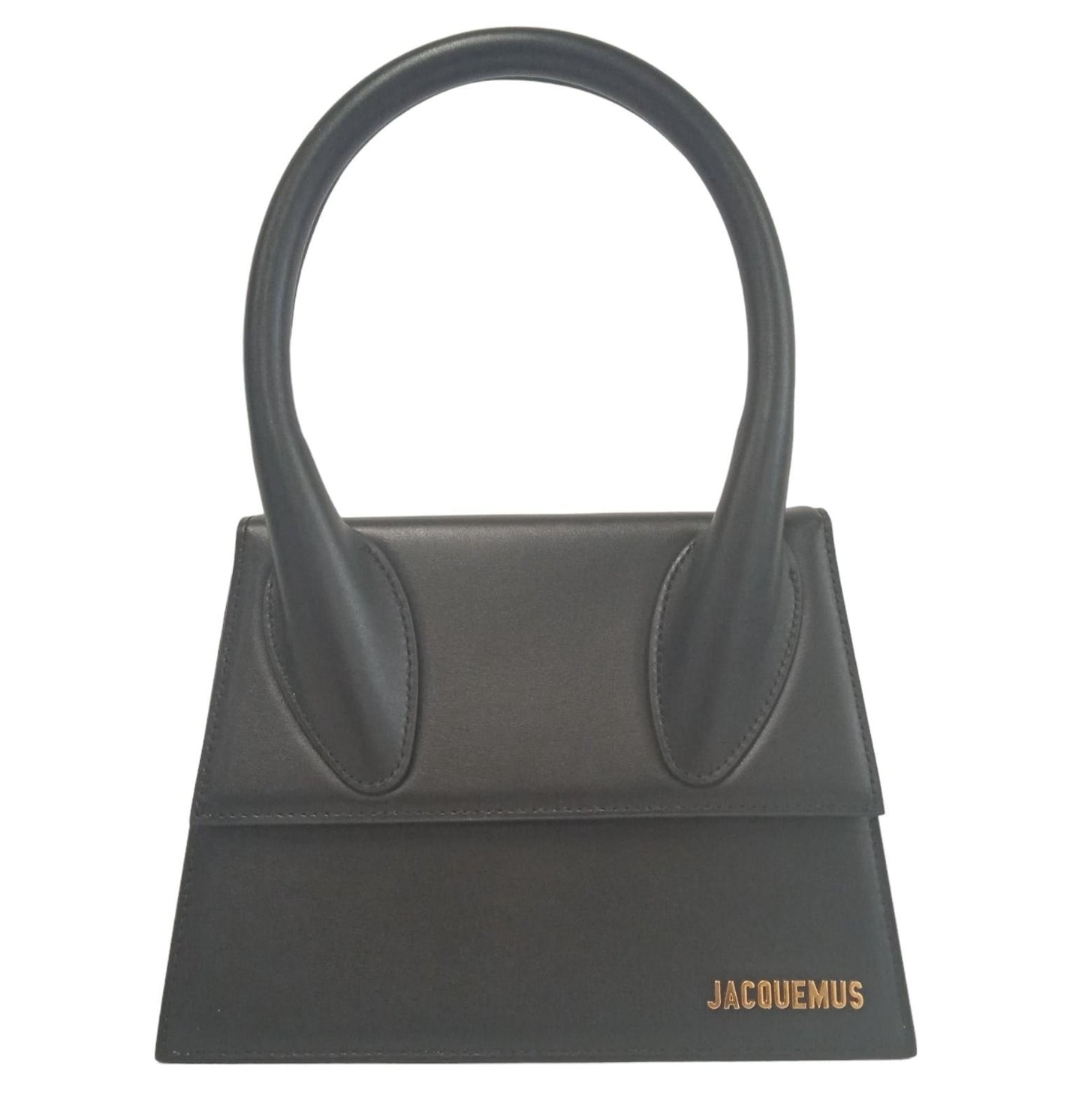 JACQUEMUS Ladies Black Leather Le Grand Chiquito Small Tote Handbag NEW RRP 805