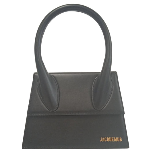 JACQUEMUS Ladies Black Leather Le Grand Chiquito Small Tote Handbag NEW RRP 805