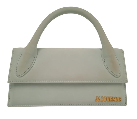 JACQUEMUS Ladies Le Chiquito Long Leather Crossbody Bag Pale Blue S NEW RRP500
