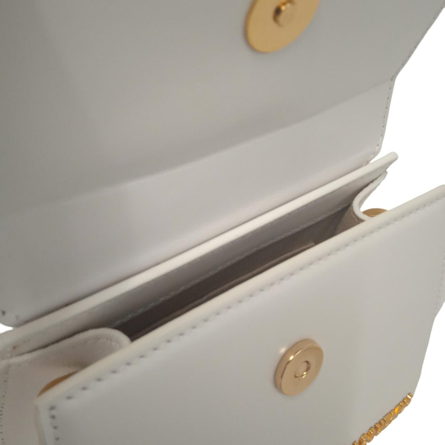 JACQUEMUS Ladies Le Chiquito Moyen White Leather Mini Tote Bag NEW RRP 650