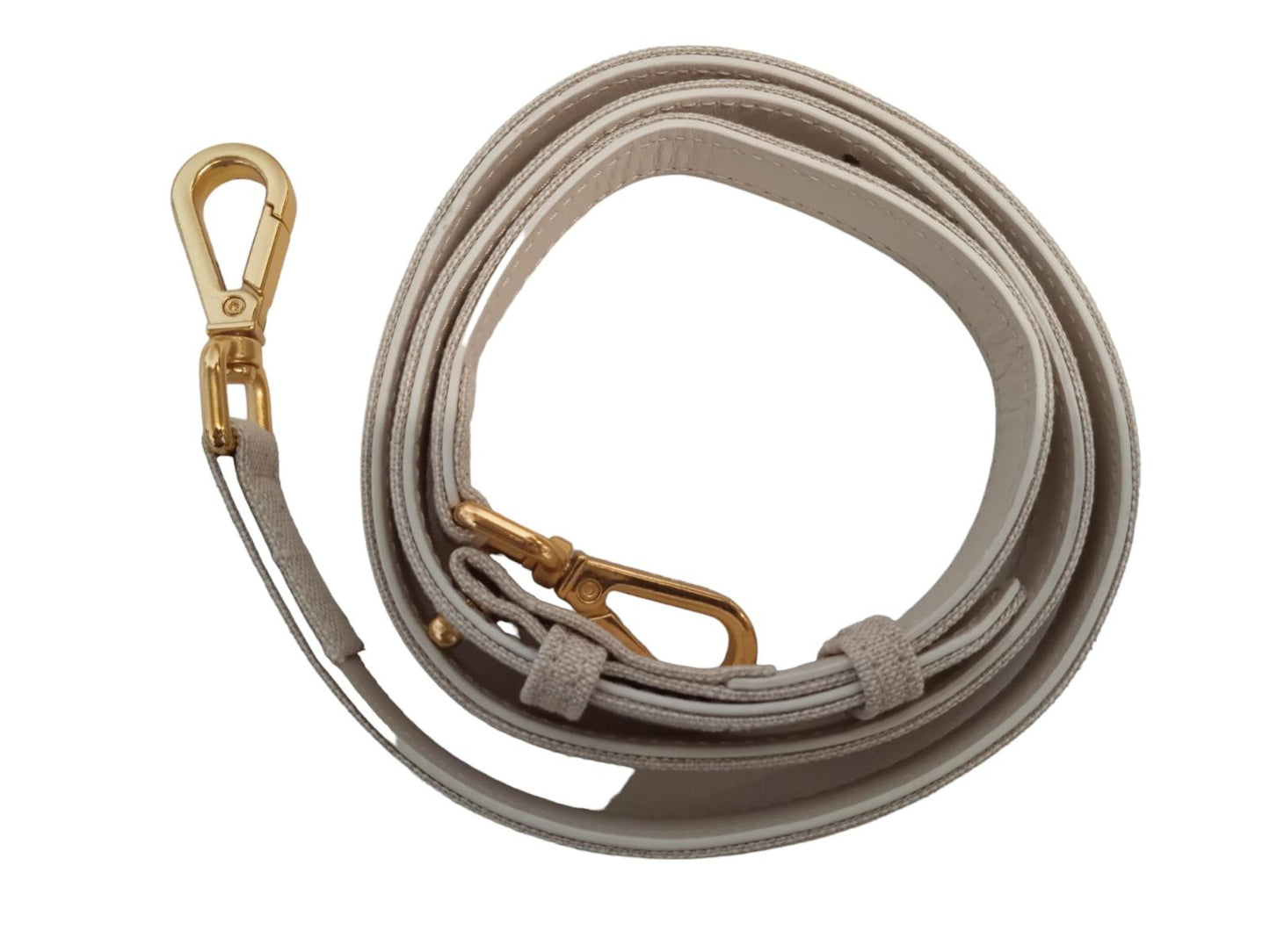 JACQUEMUS Le Chiquito Noeud Bag Canvas Coiled Handle Light Beige OS NEW RRP675