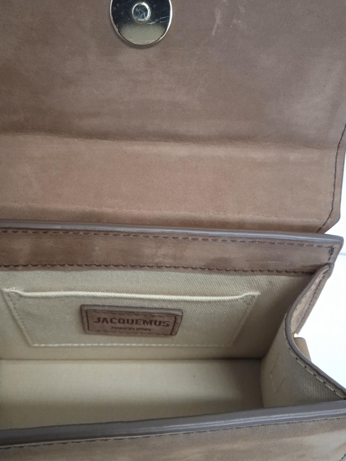JACQUEMUS Le Chiquito Noeud Bag Coiled Leather Tote Bag Brown NEW RRP600
