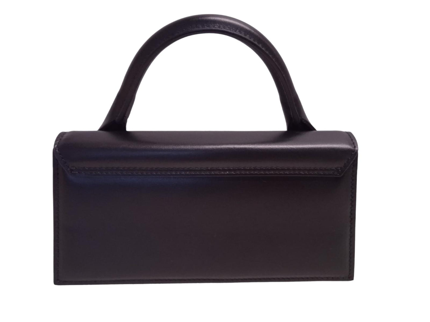 JACQUEMUS Le Chiquito Long Bag Tote Leather Shoulder Strap Black OS NEW RRP655