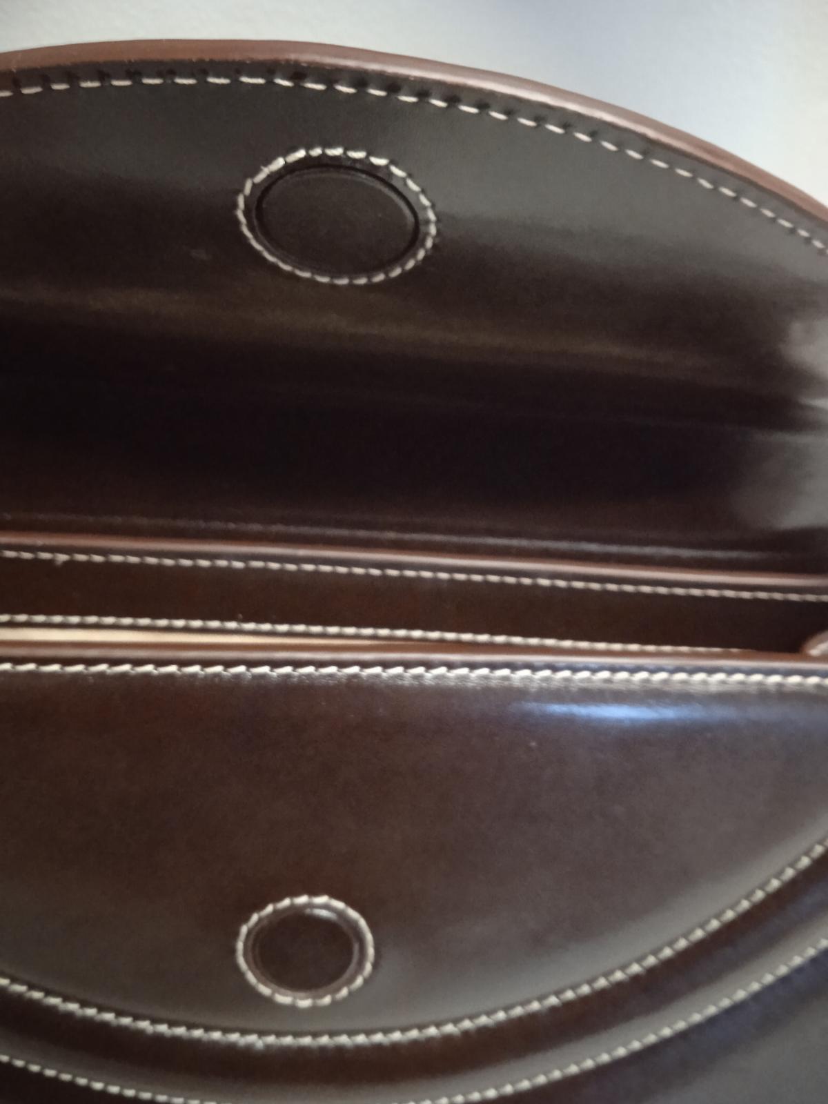 JACQUEMUS Le sac Rond Bag Leather Tote Top Handle Dark Brown OS NEW RRP615