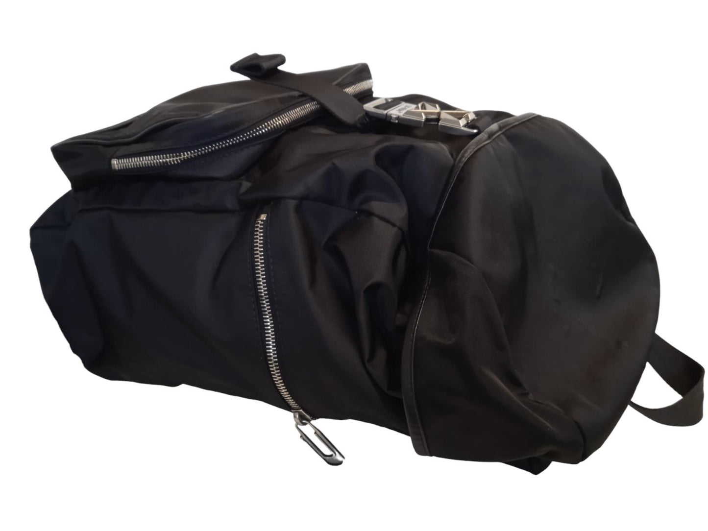 OFF WHITE Arrow Backpack Arrow Buckle Drawstring Men's Black OS NEW RRP930