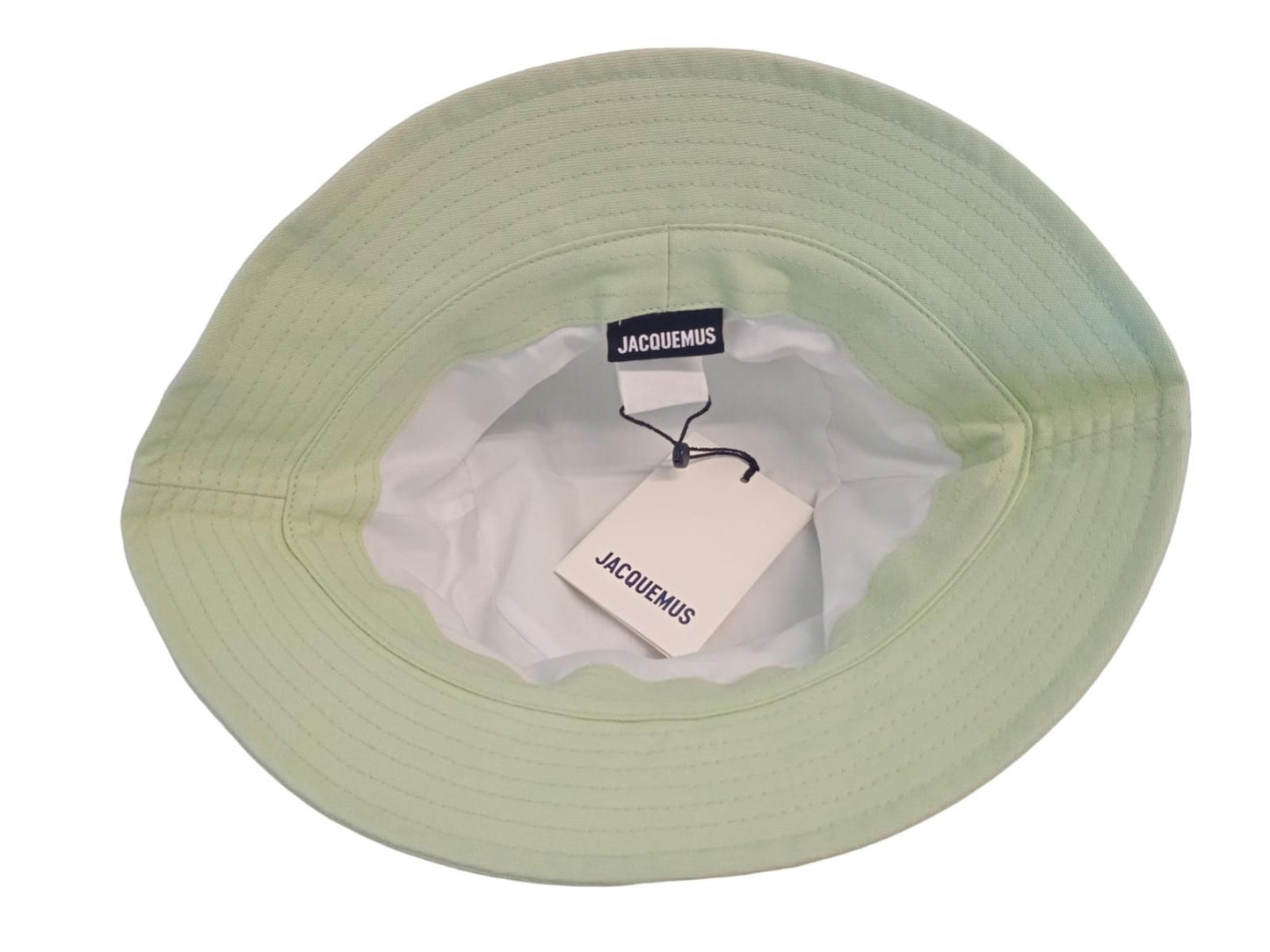 JACQUEMUS Le Bob Gadjo Bucket Hat Men's Cotton Light Green 60/M NEW RRP95