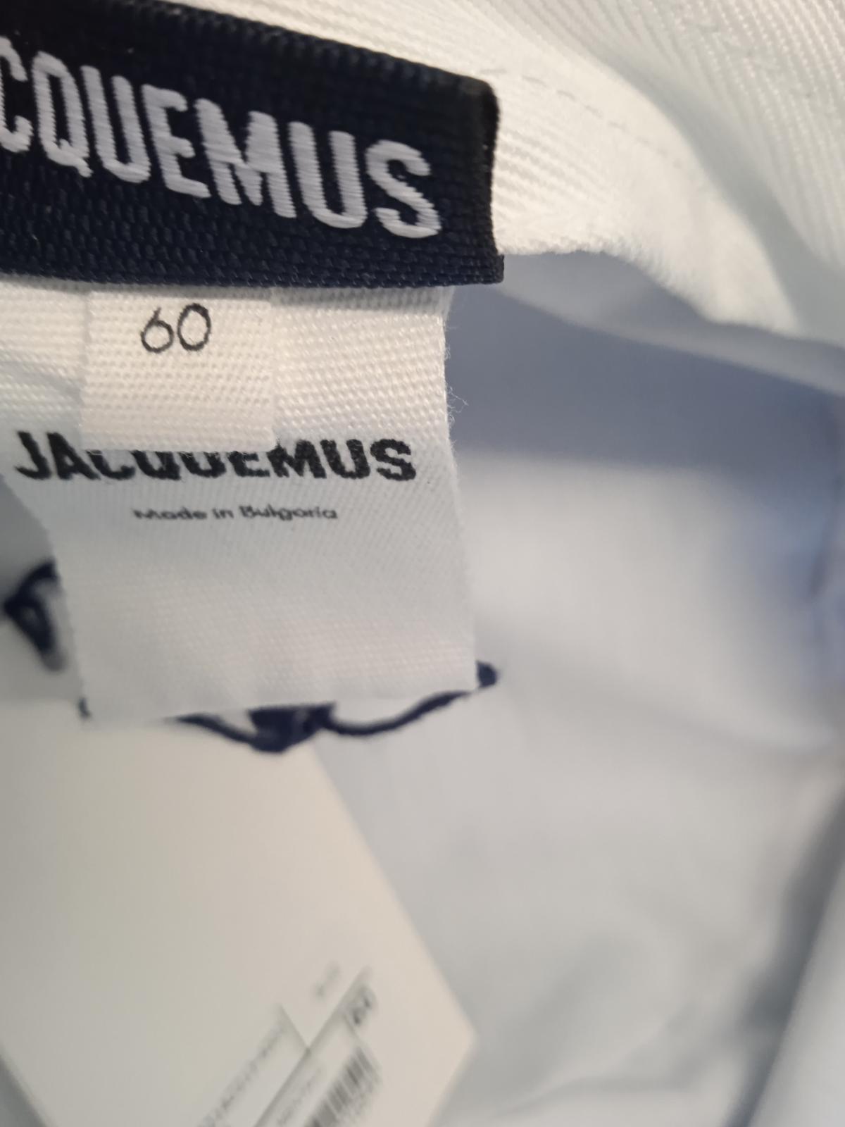 JACQUEMUS Le Bob Mentalo Bucket Hat Lamb Skin Ladies Blue 60/M NEW RRP165