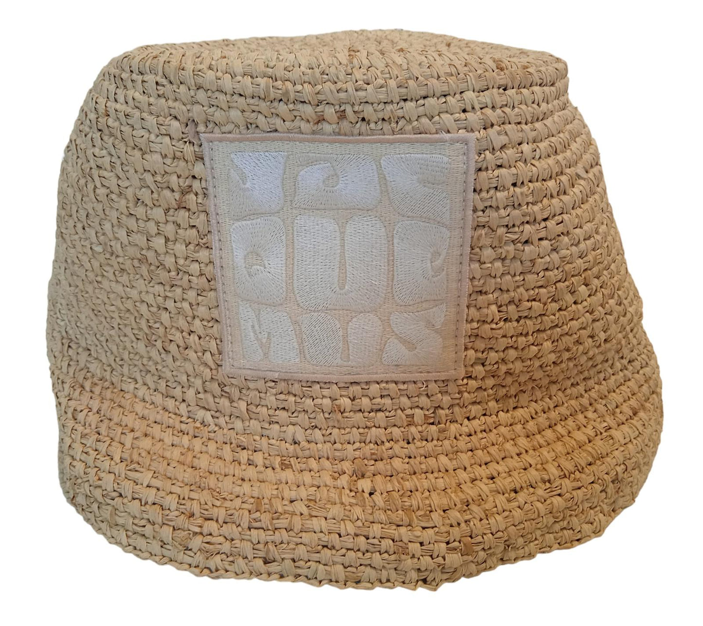 JACQUEMUS Le Bob Ficiu Hat Raffia Crochet Bucket Ladies Beige 60/M NEW RRP350