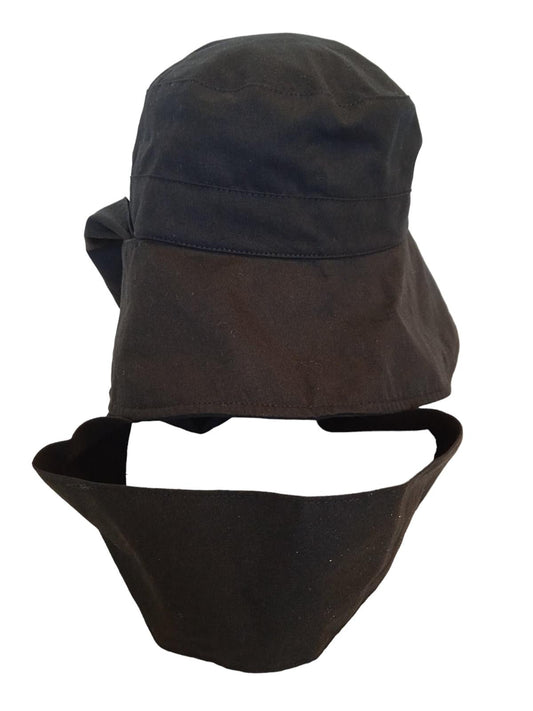 JACQUEMUS Le Bob Bando Hat Bucket Neck Strap Cotton Blend Black 60/M NEW RRP135