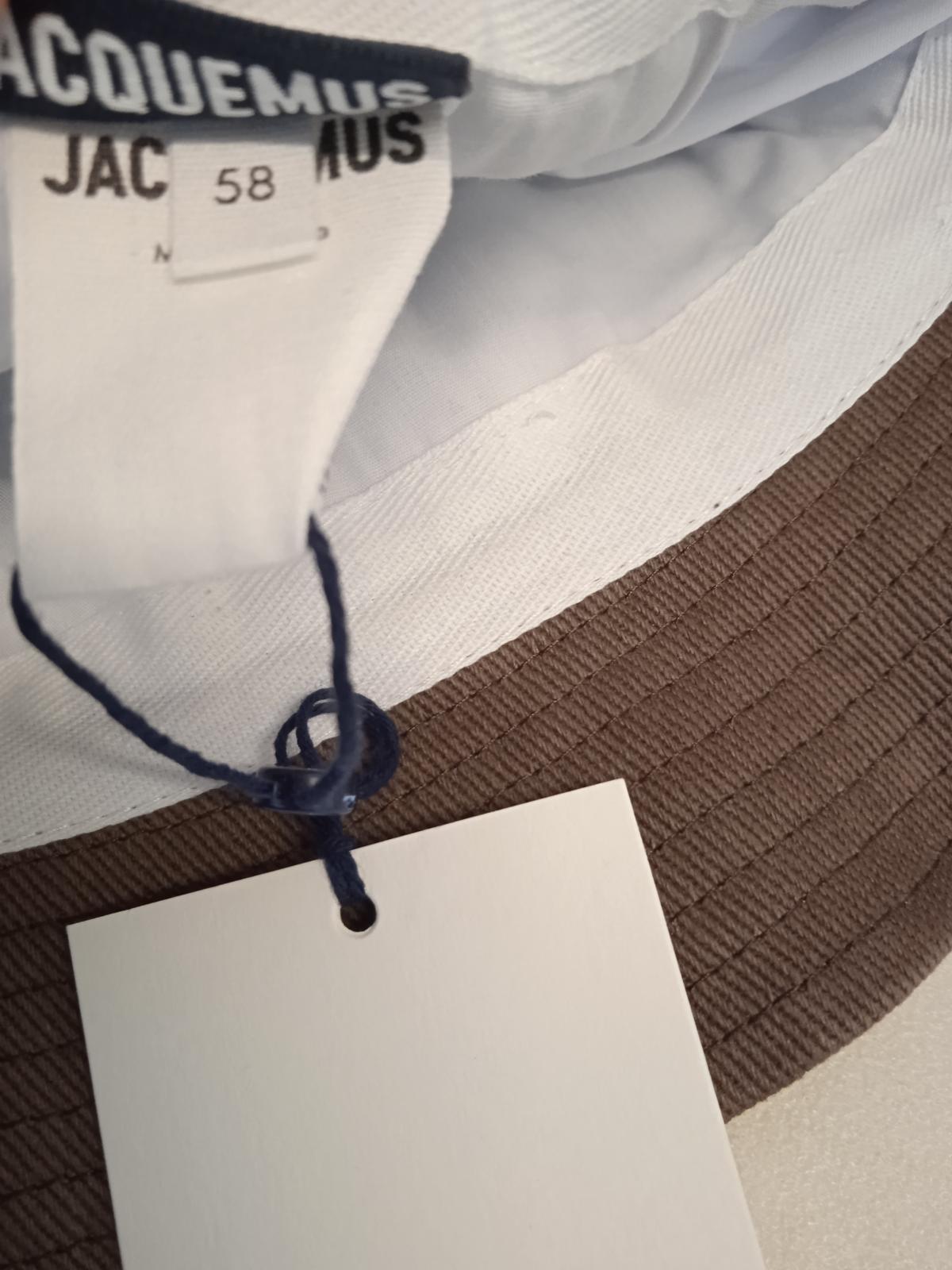 JACQUEMUS Le Bob Gadjo Bucket Hat Ladies Cotton Ladies Brown 58/S NEW RRP95