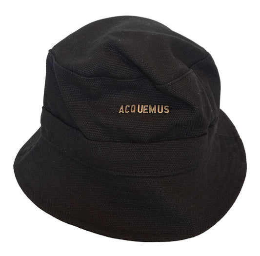 JACQUEMUS Le Bob Gadjo Hat Bucket Cotton Ladies Unisex Black 58/S NEW RRP75