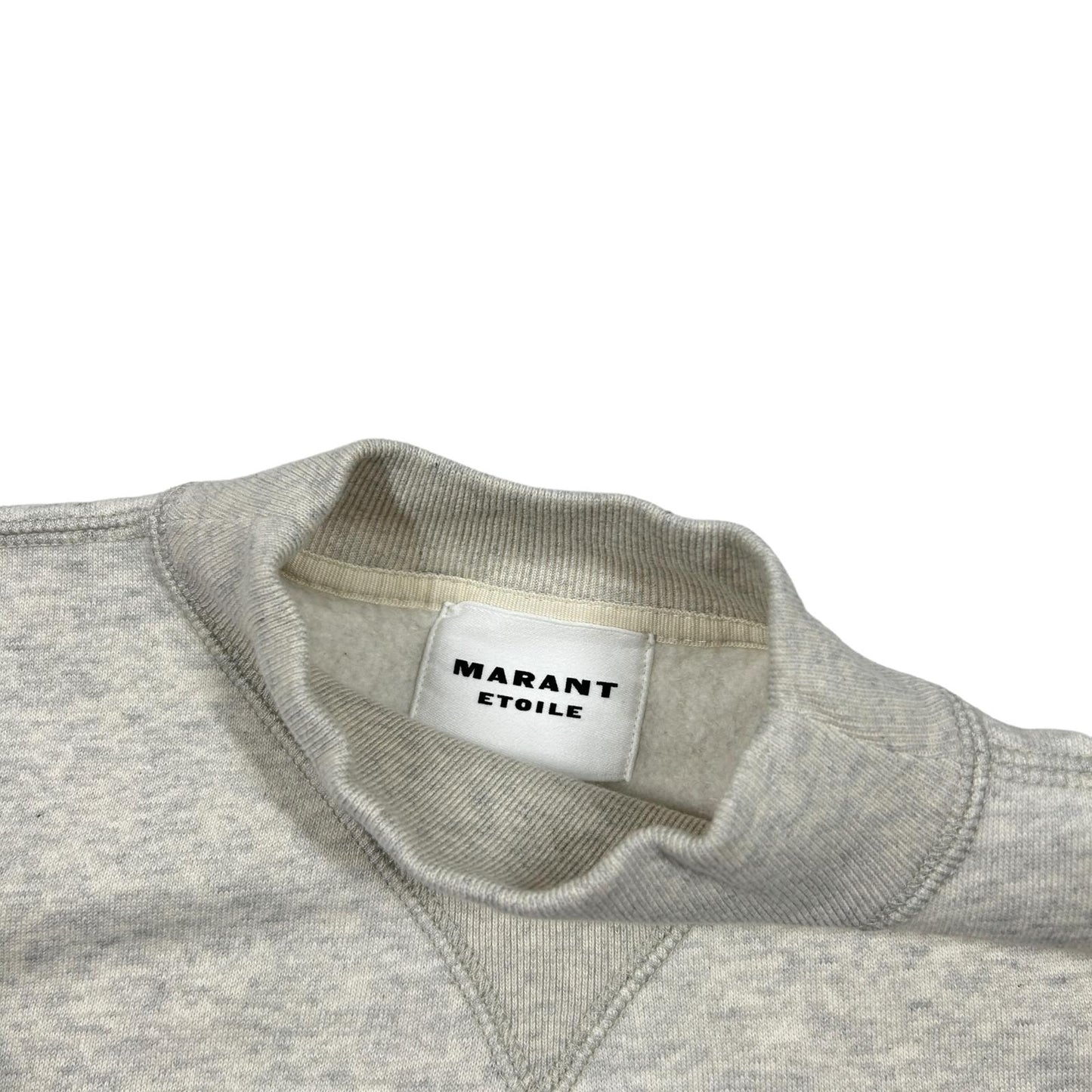 ISABEL MARANT ÉTOILE Moby Top Sweatshirt High Logo Cotton Pink 34 NEW RRP 295