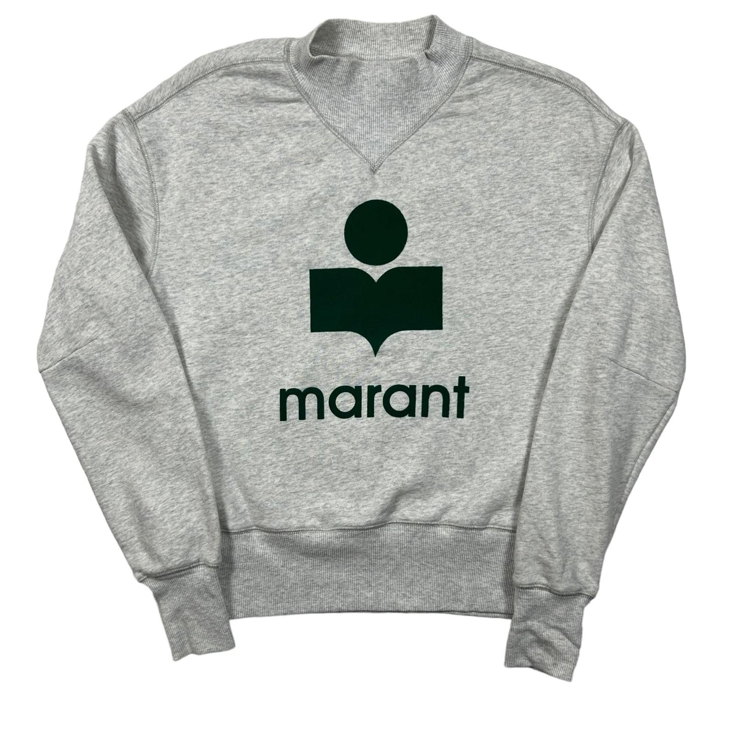 ISABEL MARANT ÉTOILE Ladies Moby Sweatshirt Logo Cotton Size 34 NEW RRP 295