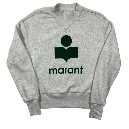 ISABEL MARANT ÉTOILE Ladies Moby Sweatshirt Logo Cotton Size 34 NEW RRP 295