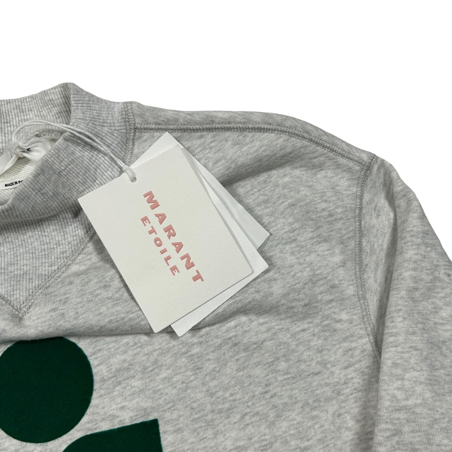 ISABEL MARANT ÉTOILE Ladies Moby Sweatshirt Logo Cotton Size 34 NEW RRP 295