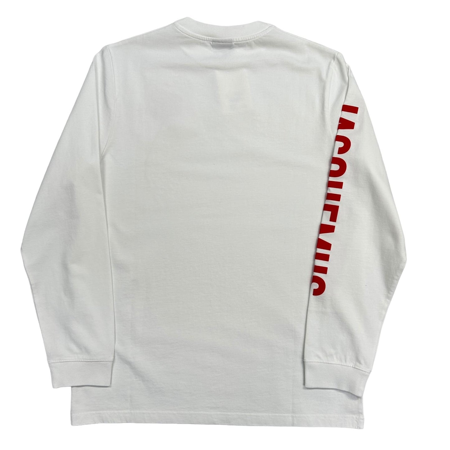 JACQUEMUS Cotton Le Long Sleeve Tshirt Ciceri White Size S NEW RRP 245