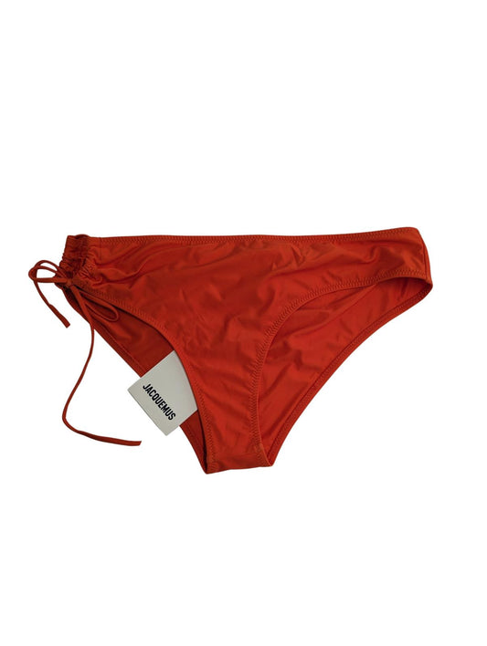 JACQUEMUS Tropea Side Tie Bikini Bottom Orange Size M NEW RRP 75