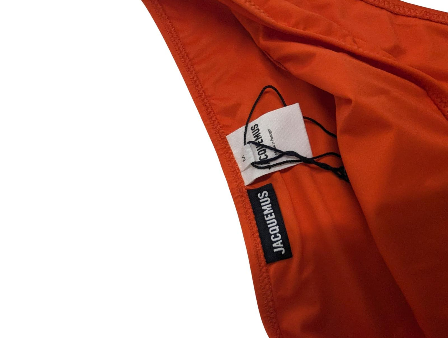 JACQUEMUS Tropea Side Tie Bikini Bottom Orange Size M NEW RRP 75