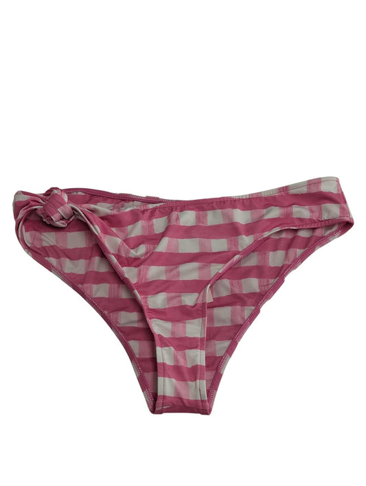 JACQUEMUS Vichy Bikini Bottom Swimwear Pink Gingham Size M NEW RRP 110