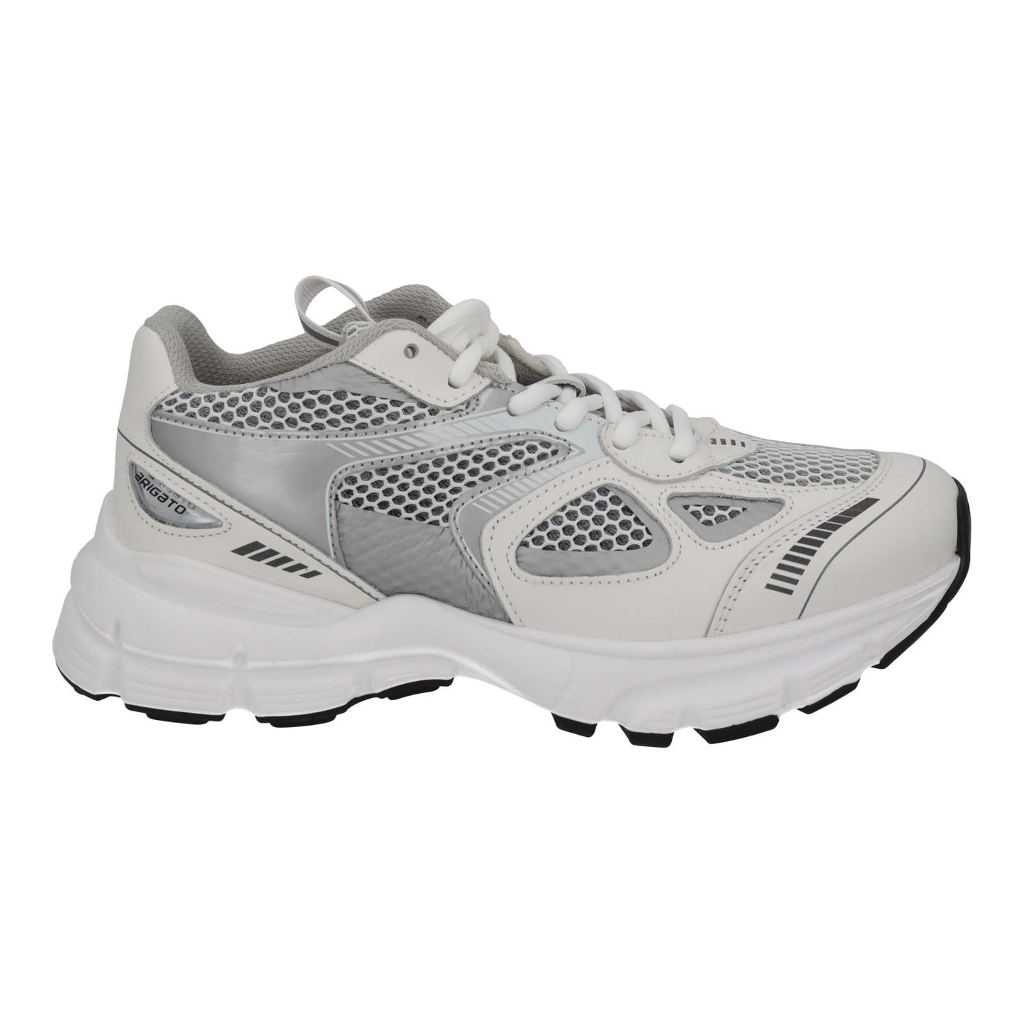 AXEL ARIGATO Marathon Runner Trainers White Silver Low Top EU36 UK3.5 NEW RRP290