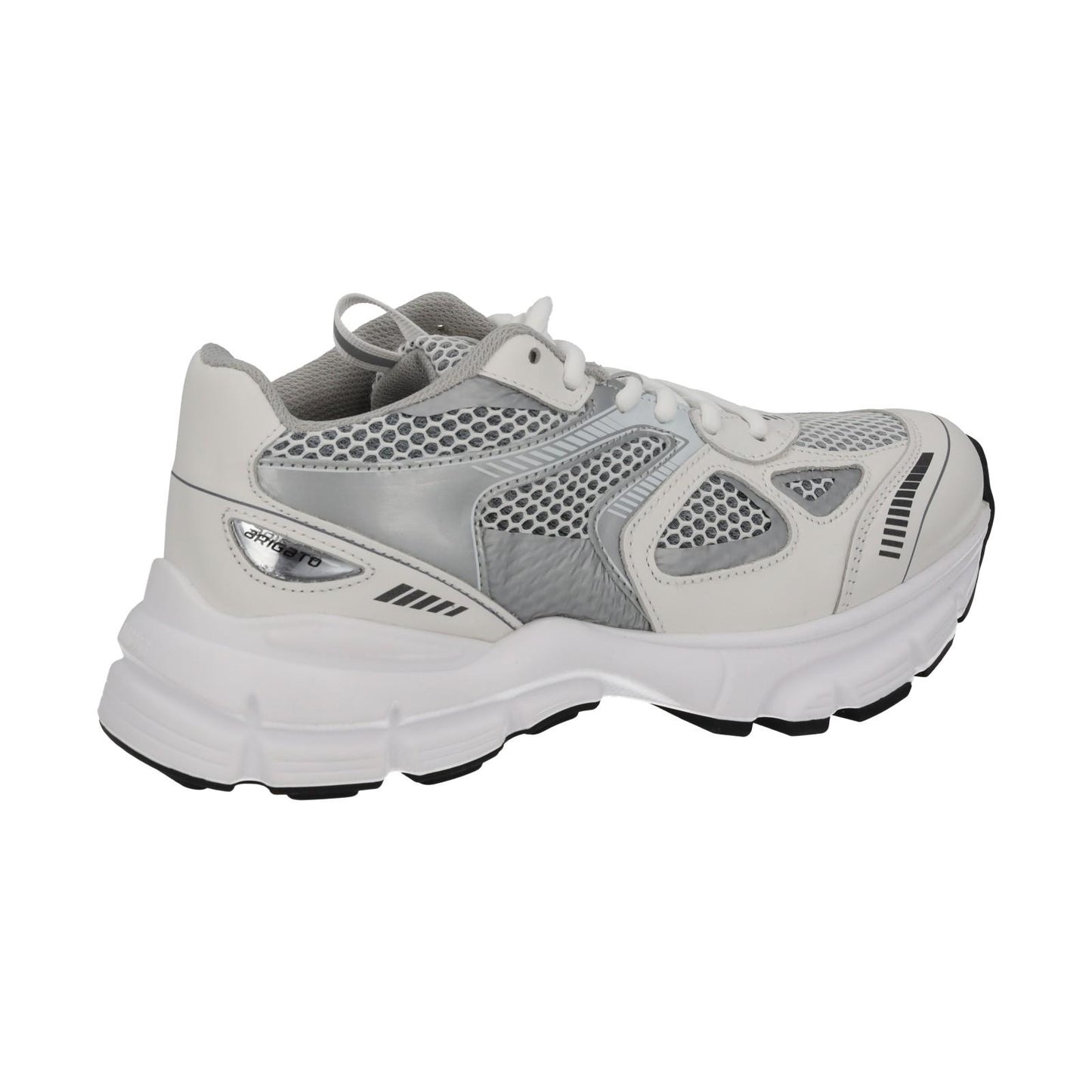 AXEL ARIGATO Marathon Runner Trainers White Silver Low Top EU36 UK3.5 NEW RRP290