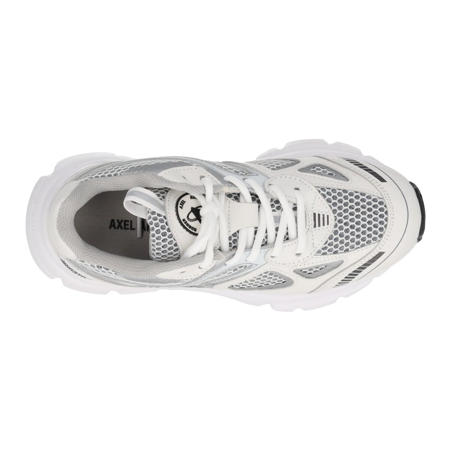 AXEL ARIGATO Marathon Runner Trainers White Silver Low Top EU36 UK3.5 NEW RRP290