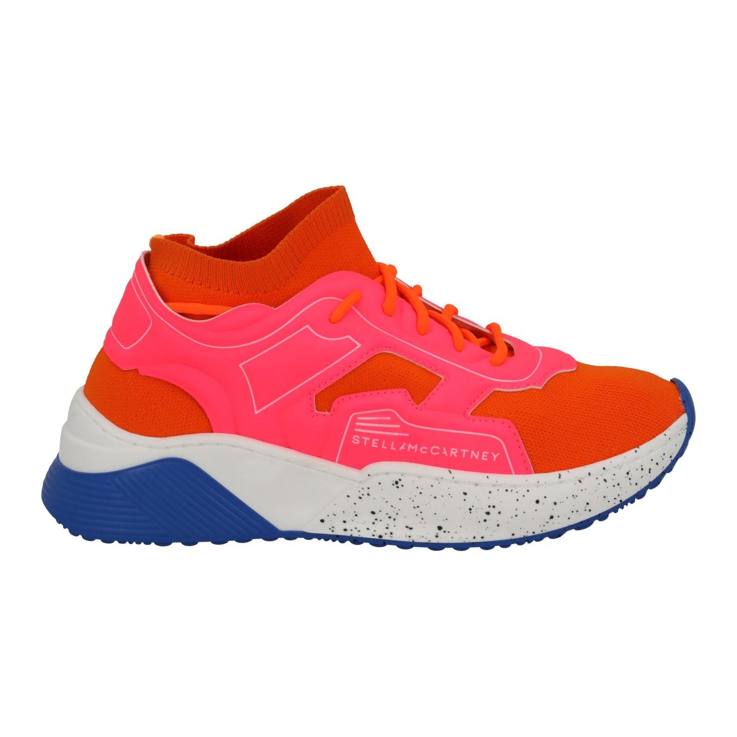 STELLA MCCARTNEY KIDS Trainers Lace Up Orange Pink Blue EU37 UK4 NEW RRP160
