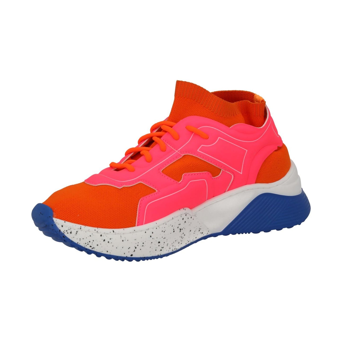 STELLA MCCARTNEY KIDS Trainers Lace Up Orange Pink Blue EU37 UK4 NEW RRP160