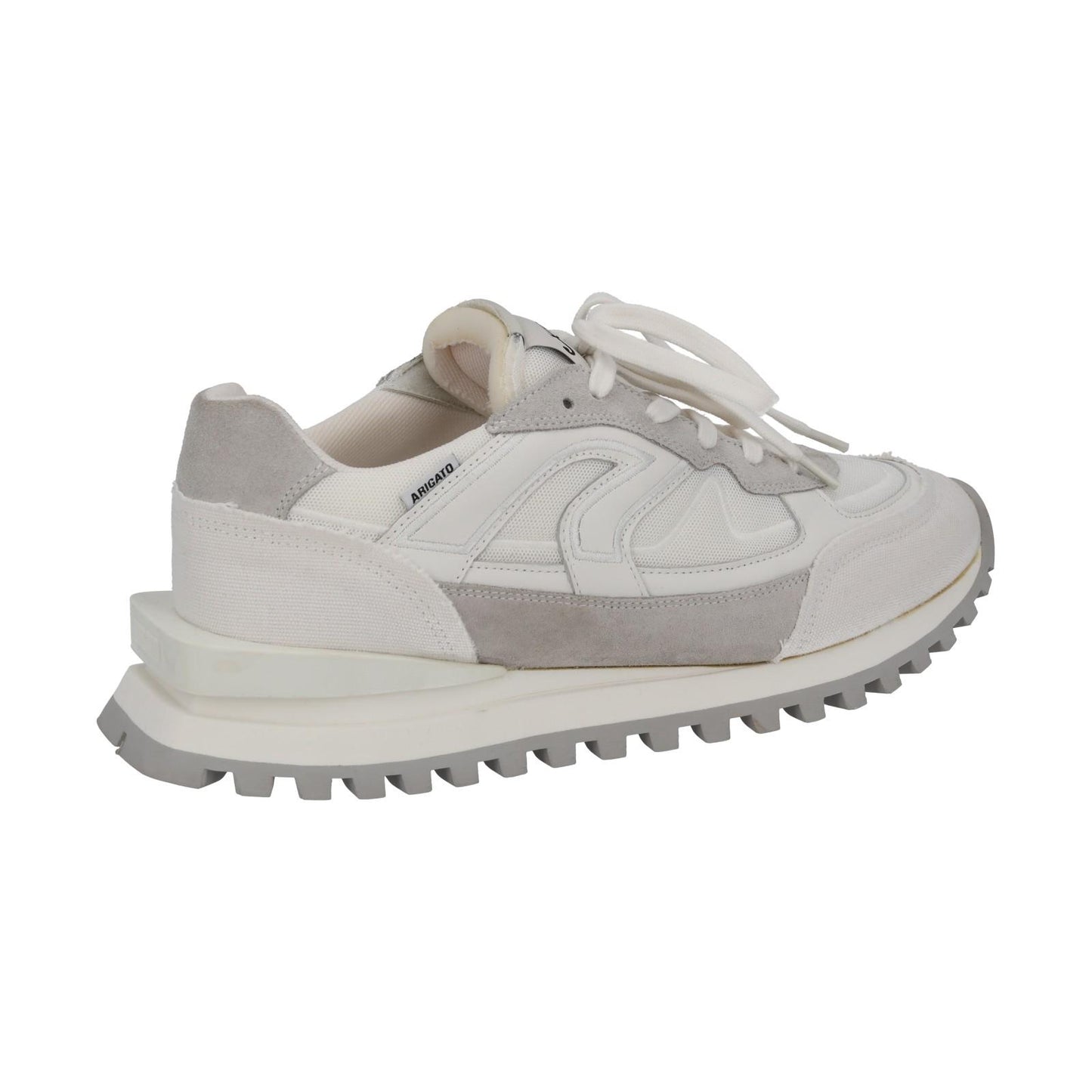 AXEL ARIGATO Sonar Sneaker Lace Up Low Top White Grey EU43 UK9 NEW RRP230
