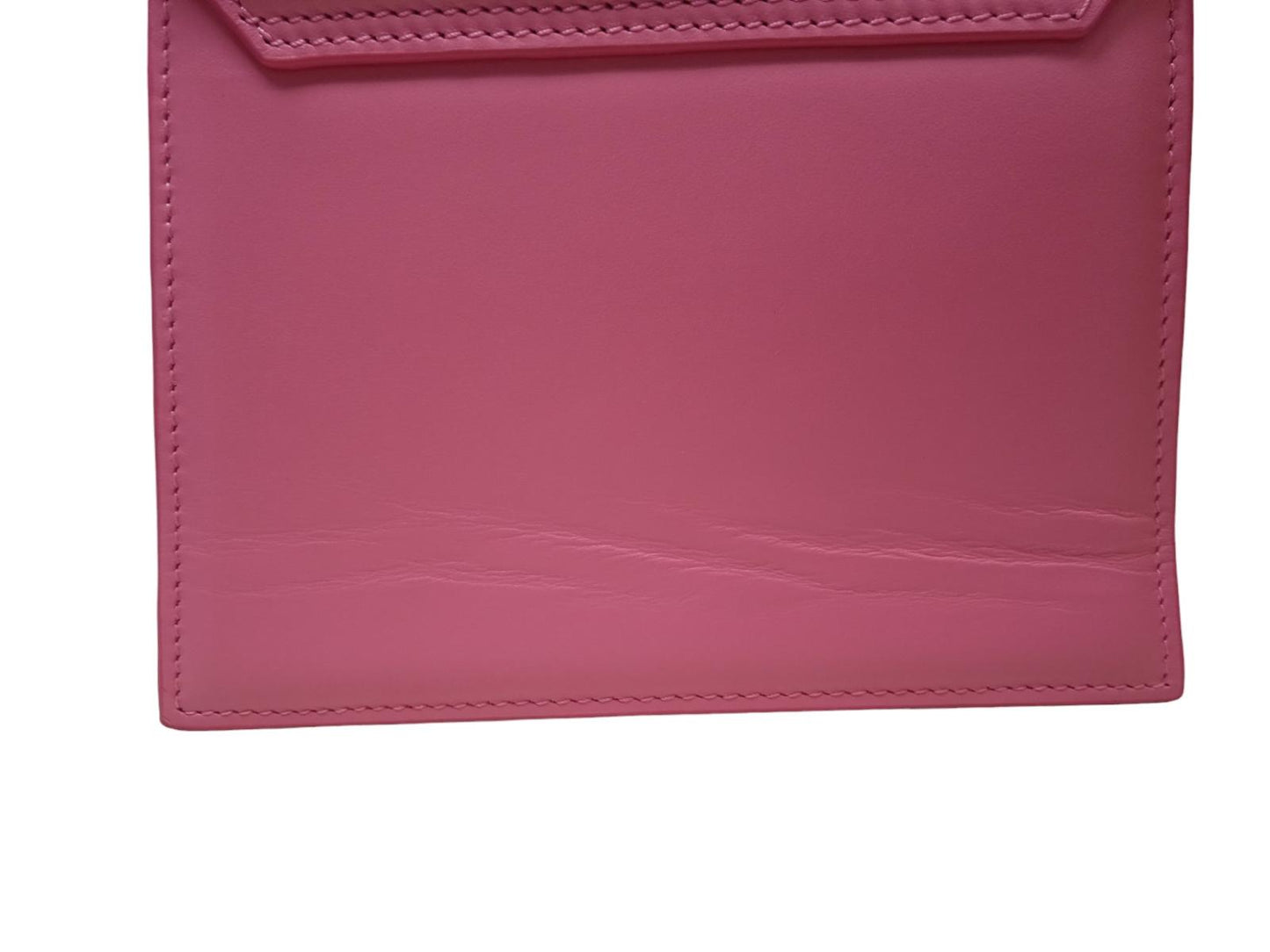 JACQUEMUS Le Chiquito Noeud Handbag Coiled Leather Tote Pink OS NEW RRP695